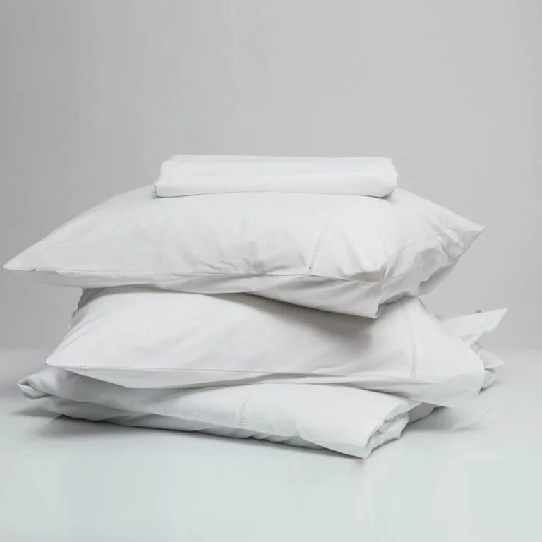 Cotton percale lace trim bundles snow white 1