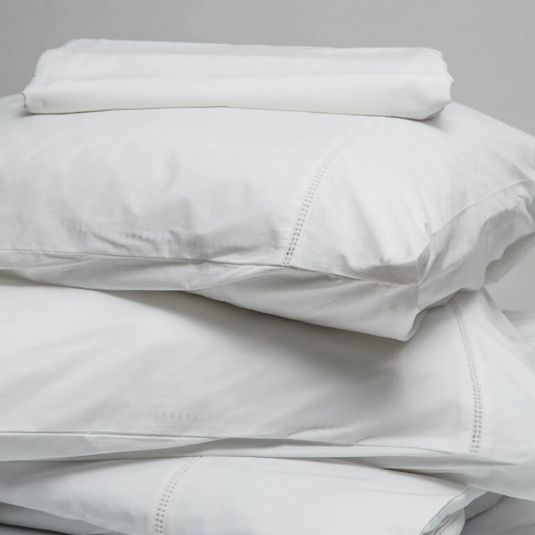 Cotton percale lace trim bundles snow white 2