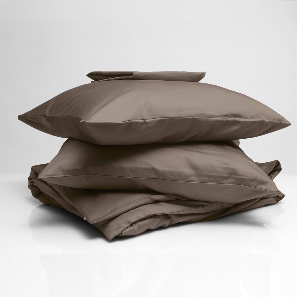 Cotton sateen bundle taupe 1