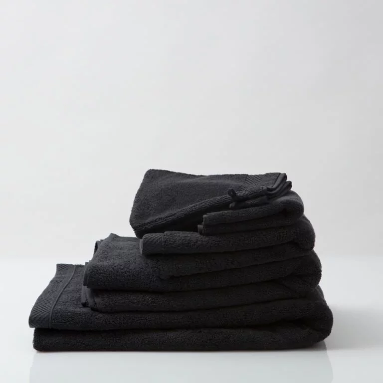Luxury bath linen bundle anthracite 1