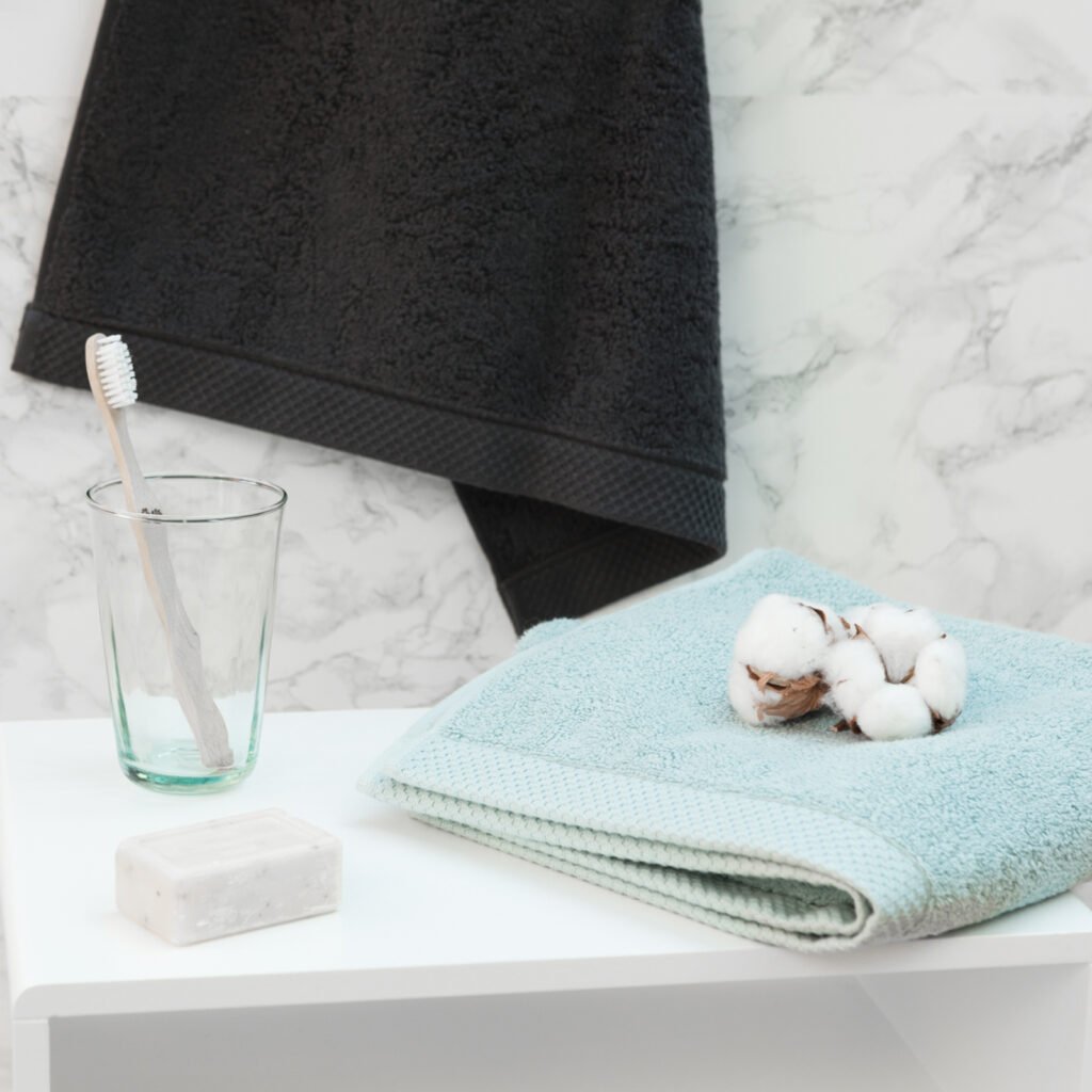 Luxury hand towel kalani-blue 4