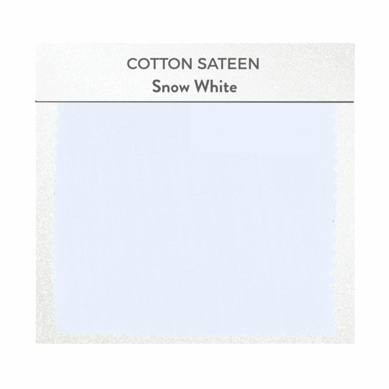 Sample Cotton Sateen Snow White