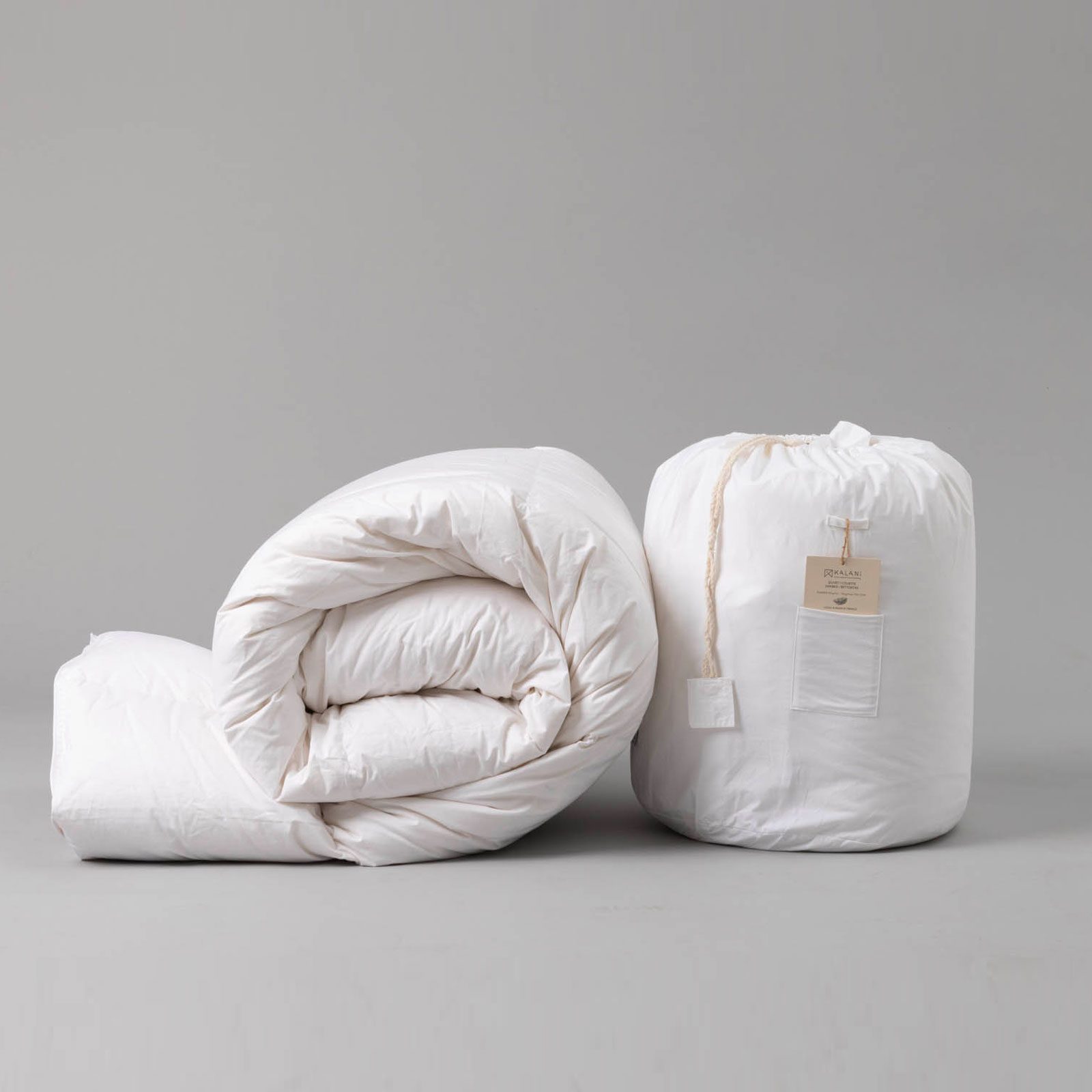 Natural Summer Duvet French down Organic Cotton Kalani