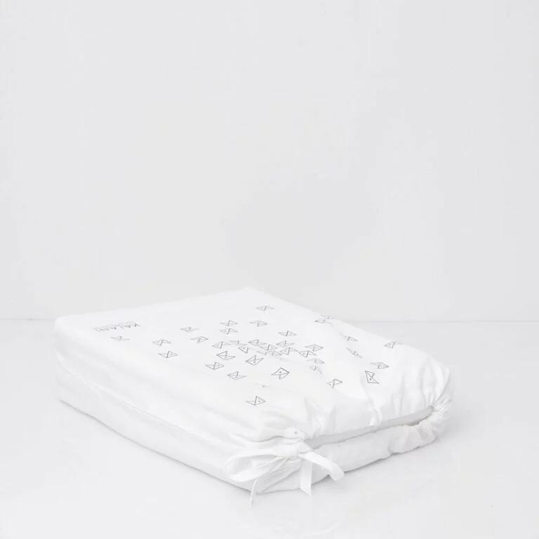 Cotton Percale Duvet Cover Snow White 1