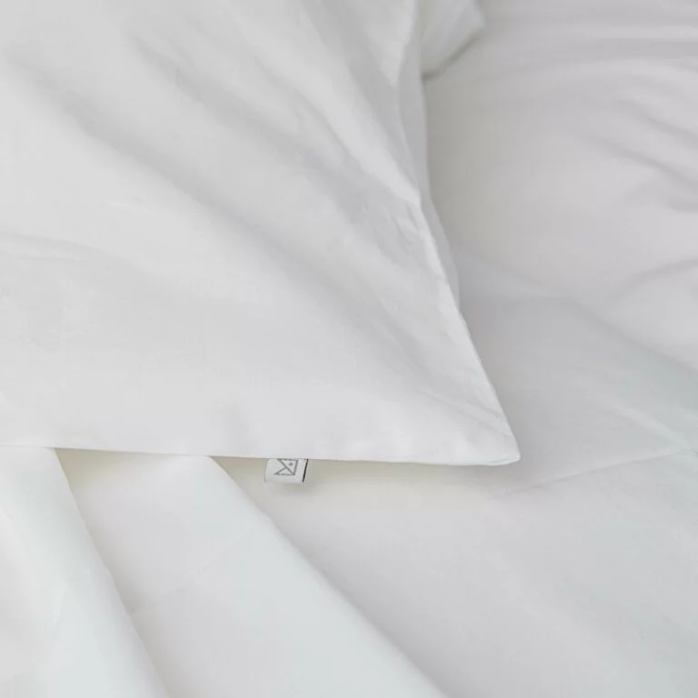 Cotton Percale Duvet Cover Snow White 4