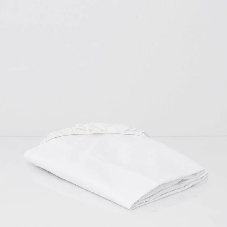 Drap housse en Percale de coton Snow White 1