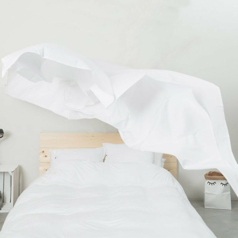 Cotton Sateen Flat Sheet Snow White 3