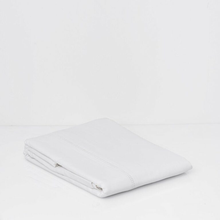 Cotton Sateen Lace Trim Duvet Cover Snow White 4