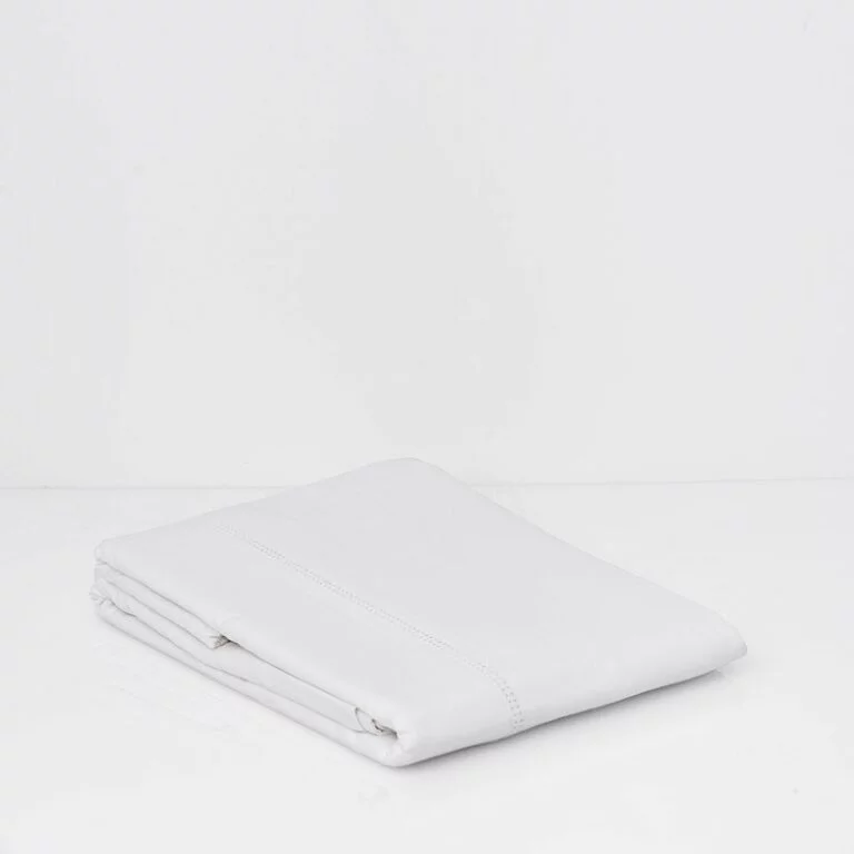 Cotton Sateen Lace Trim Duvet Cover Snow White 4
