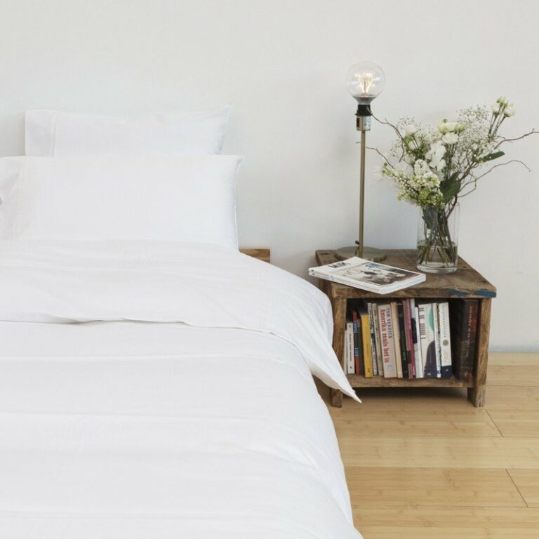 Cotton Sateen Lace Trim Duvet Cover Snow White 5
