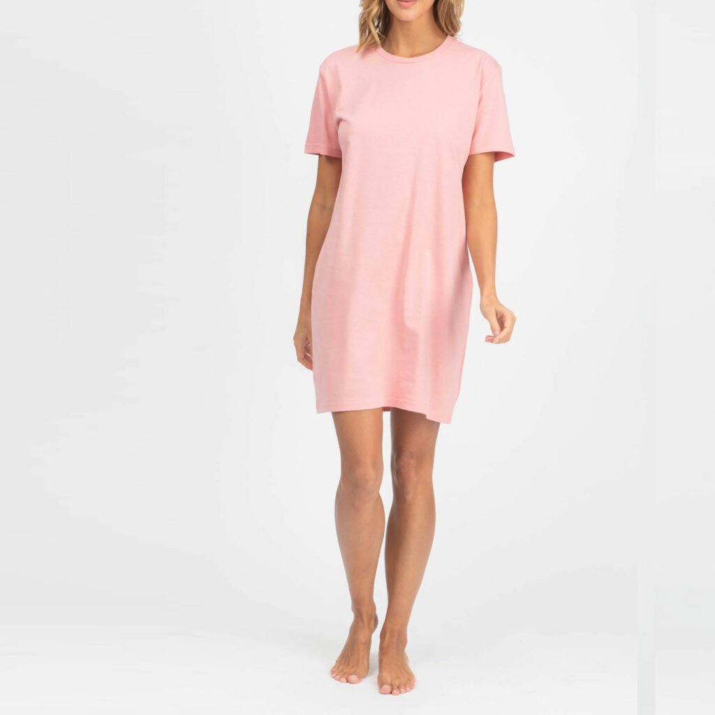 dress women organic w jersey dress organic w jersey dress canyon pink 1