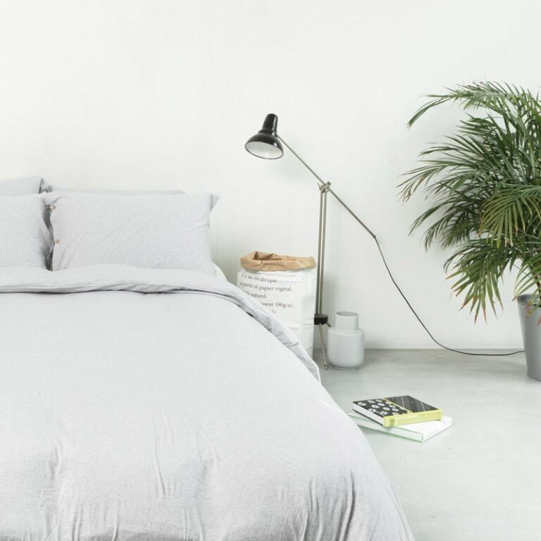 Duvet Cover Premium Jersey Light Grey Melange 10