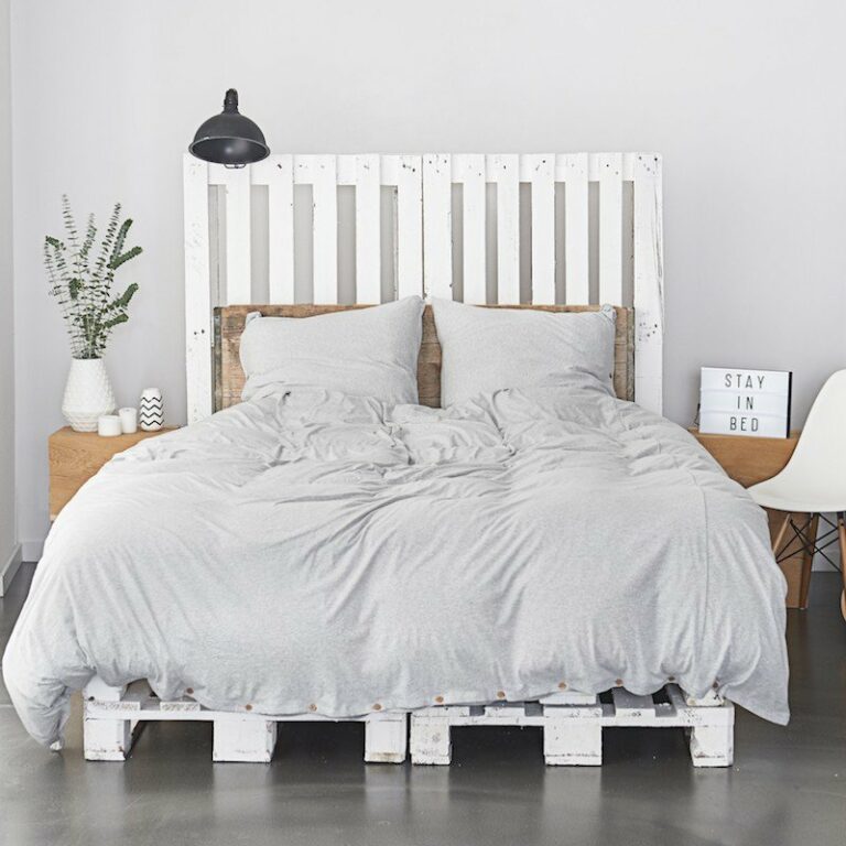Duvet Cover Premium Jersey Light Grey Melange 5