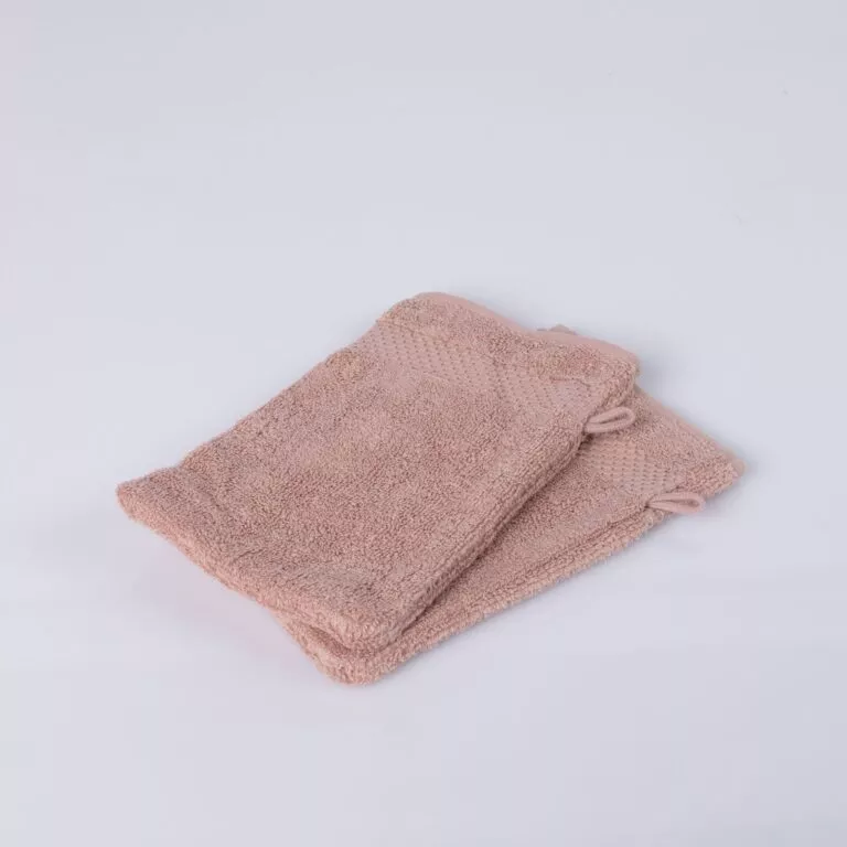 luxury wash glove duo old pink 0