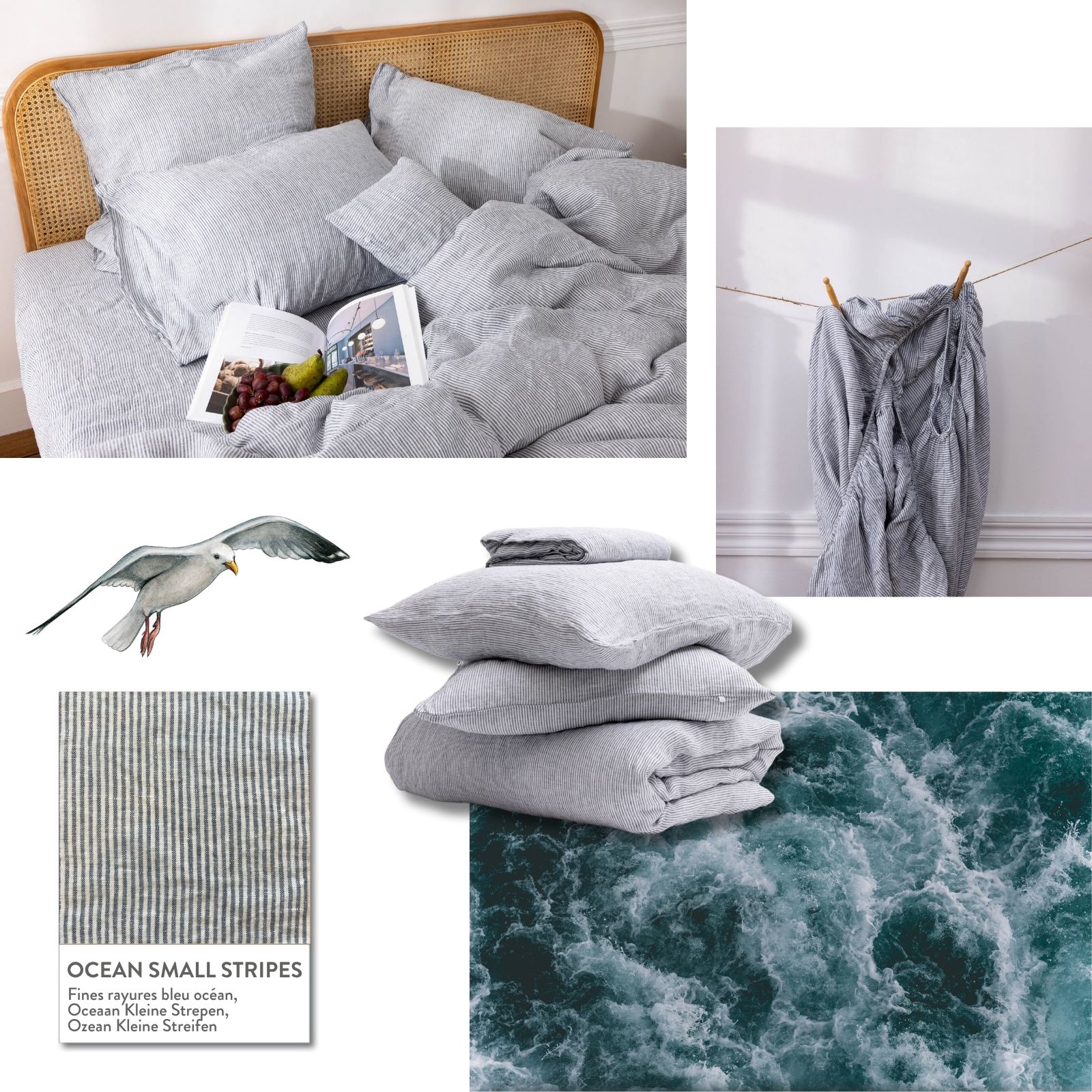 ocean small stripes ocean small stripes