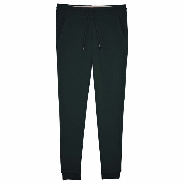 pants women organic w slim pants organic w slim pants black front