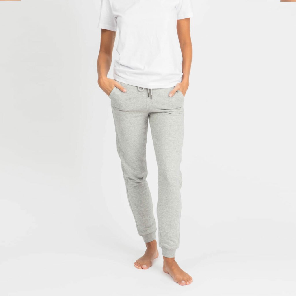 pants women organic w slim pants organic w slim pants heather grey 2