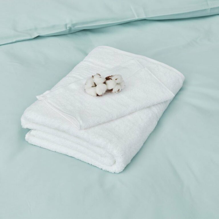 Plain Face Hand Towel Snow White 3