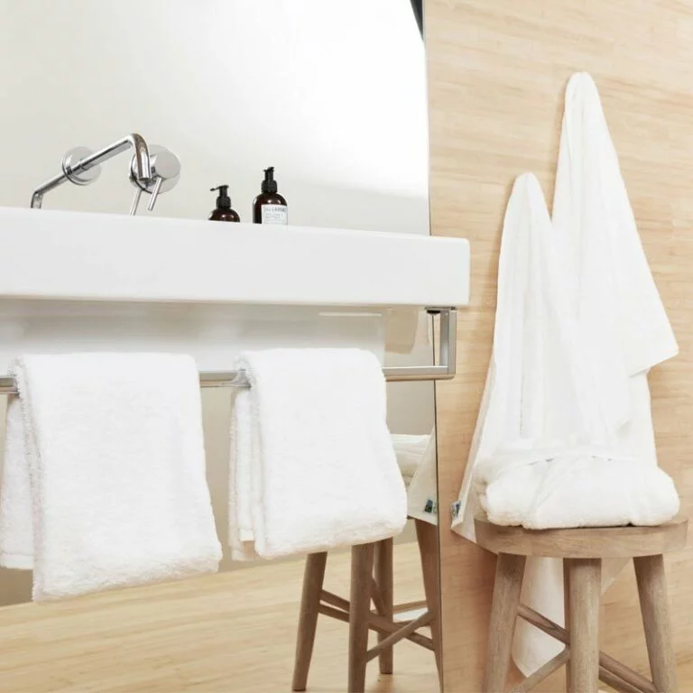 Plain Towel Snow White 8
