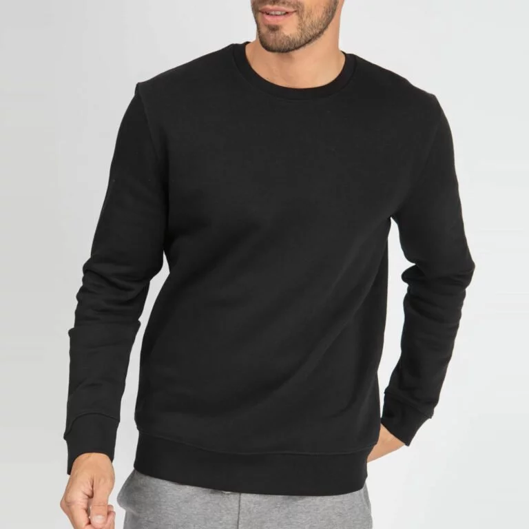 sweat unisex organic crewneck pullover organic crewneck pullover black 4