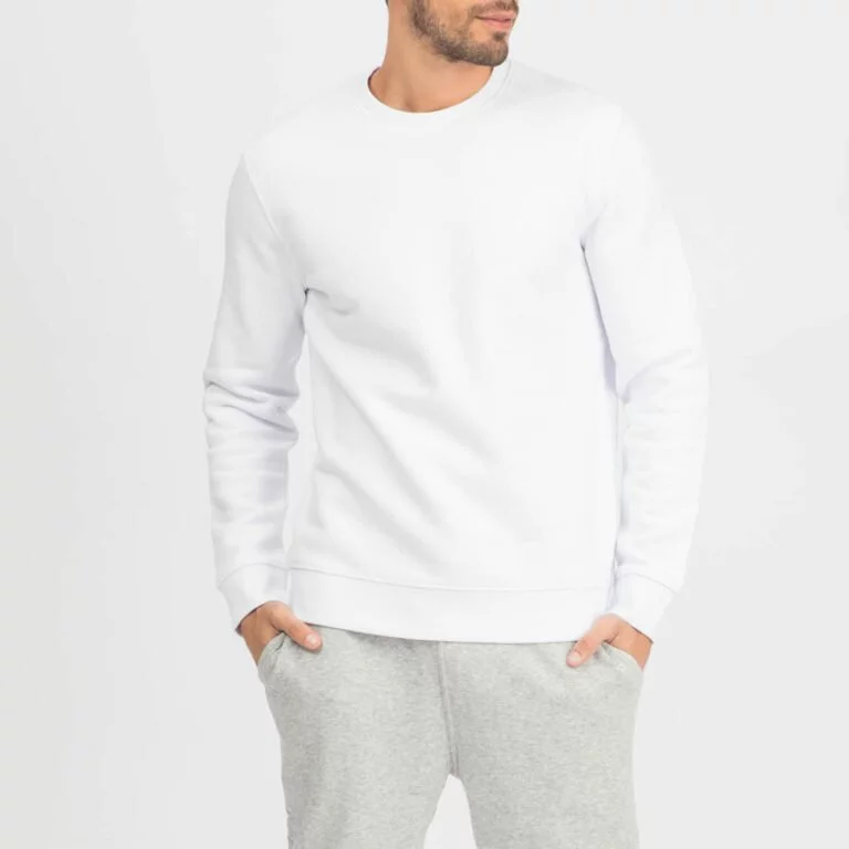 sweat unisex organic crewneck pullover organic crewneck pullover white 2