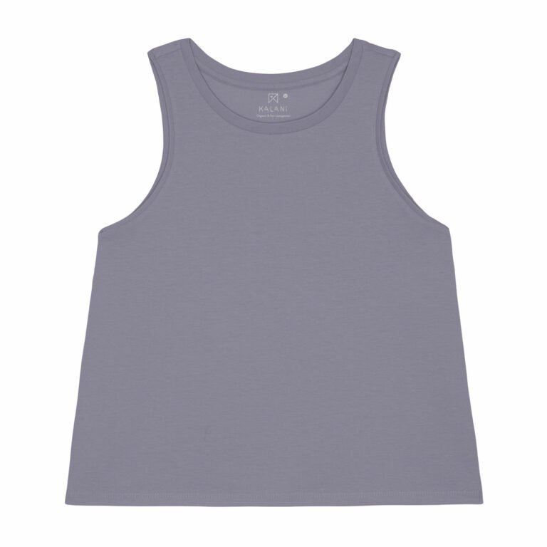 tee women organic w cropped tank top organic w cropped tank top lava grey front