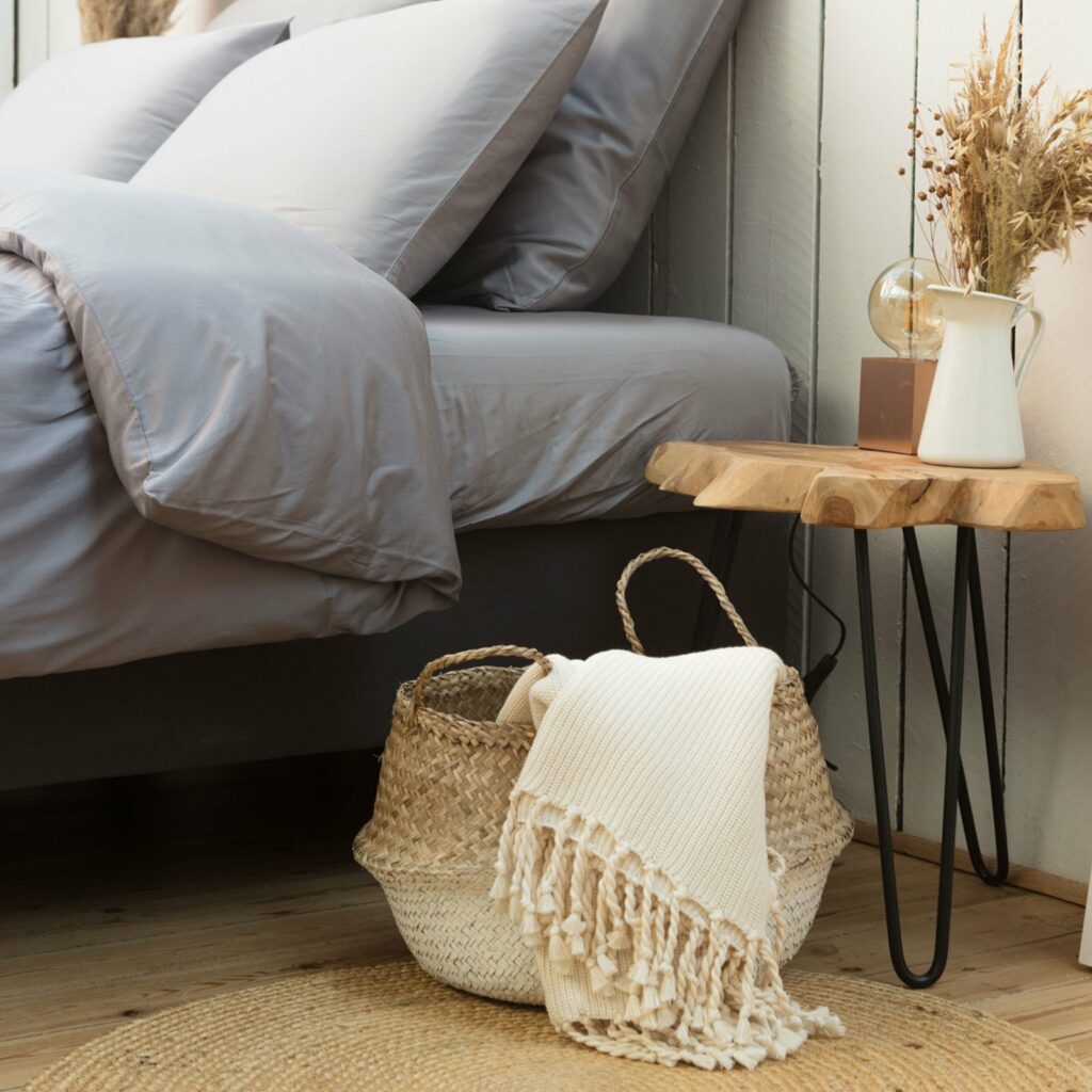 throw tuck with tassel natural 130x180 5